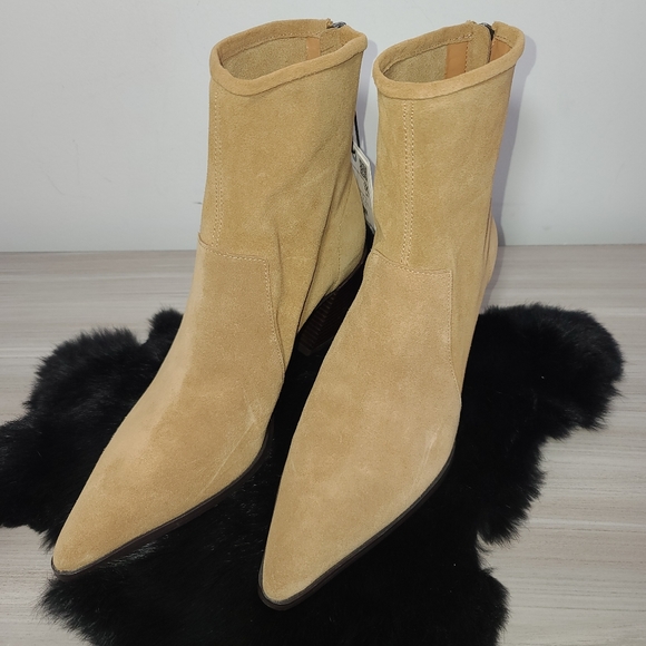 Zara Shoes - ZARA Suede Ankle Bootie NWT